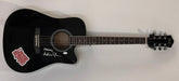 Lynyrd Skynyrd Artimus Pyle signed acoustic guitar. JSA authenticated